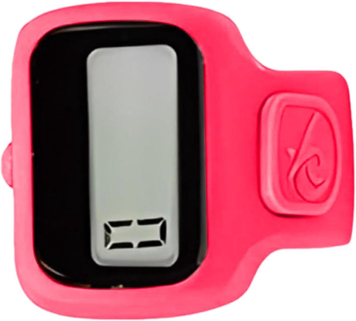 Handclickerteller - Vingerteller - Nauwkeurig Tellen - Ingebouwd LED Licht - 9 x 5 x 3 cm - Rood
