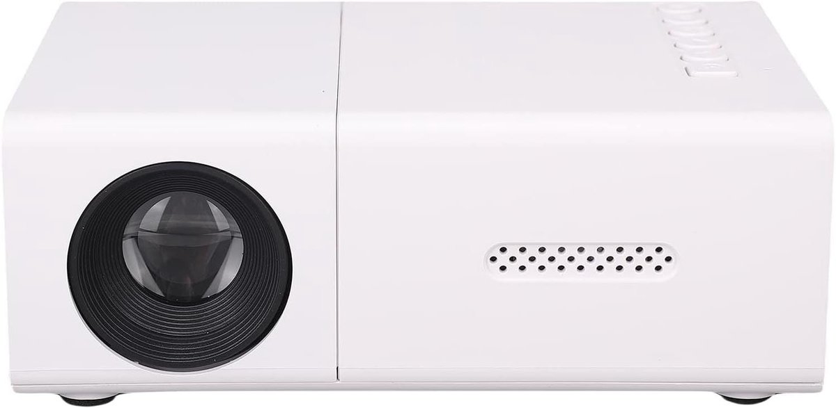 Draagbare Projector - Mini Beamer - Thuisbioscoop Maken - Automatische Keystone Correctie - 120 Inch Scherm - Wit