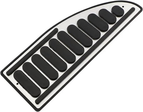 Pedaalhoezen Auto - Voetsteun Covers - Veiliger Rijden - Antislip Ontwerp - Set van 2 - Zilver — afbeelding 4