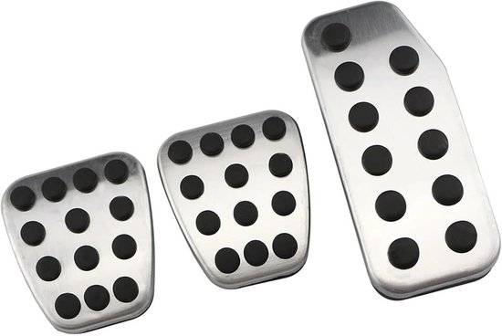 Pedaalhoezen Set - Auto Voetpedalen - Verbeter Rijervaring - Antislip Rubber - 3 Stuks - Zwart — afbeelding 4