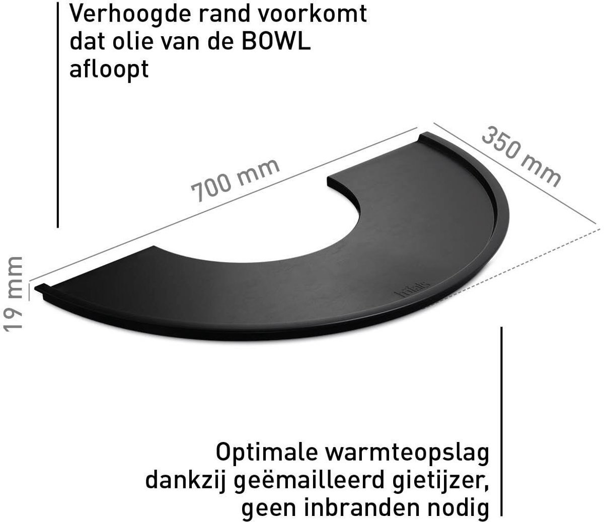 Höfats Bowl Plancha 70 - Gietijzer