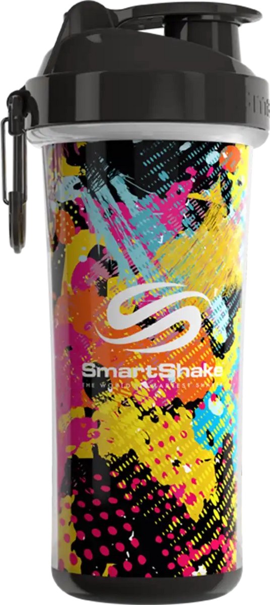 SmartShake Double Wall - Shakebeker / Eiwitshaker - 750ml Graffiti