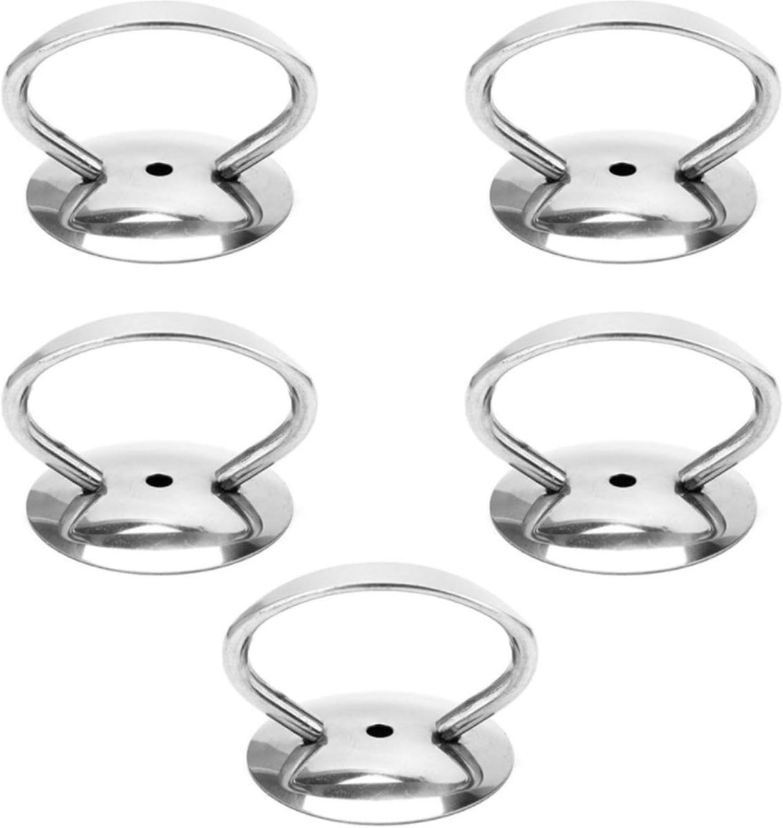 Cuhostki 5 Stuks - Rvs - Dekselknop Klein - Universeel - Vervangend Handvat