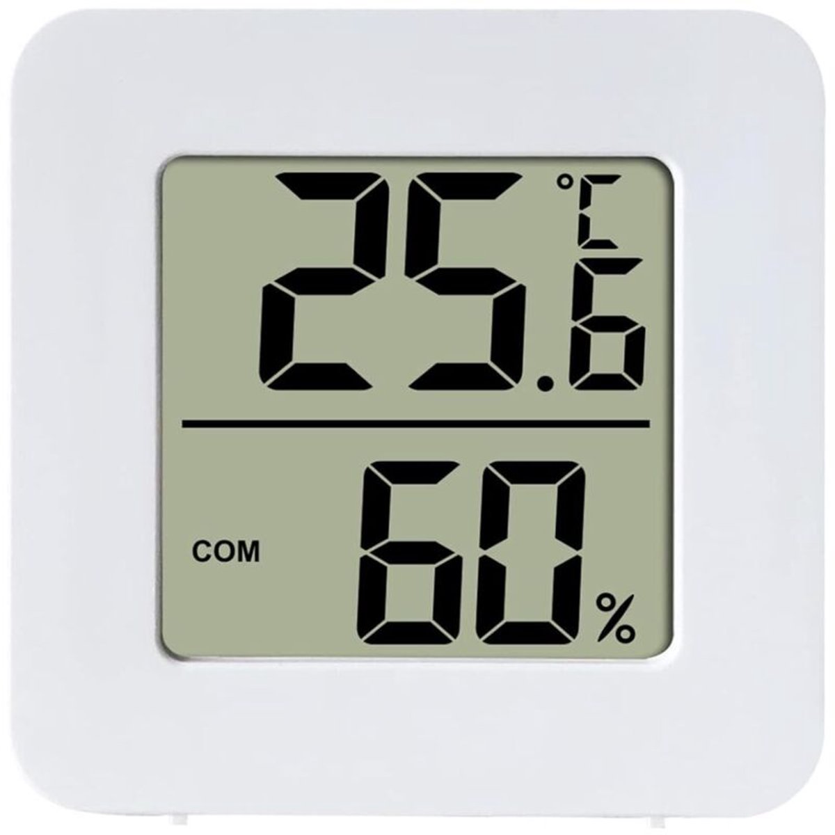 Deze compacte, uiterst nauwkeurige digitale thermogeschikt voorer en hygrogeschikt voorer is geschikt voor gebruik in kantoren, kinderdagverblijven, comfortabele kleedkamers en andere soortgelijke locaties.