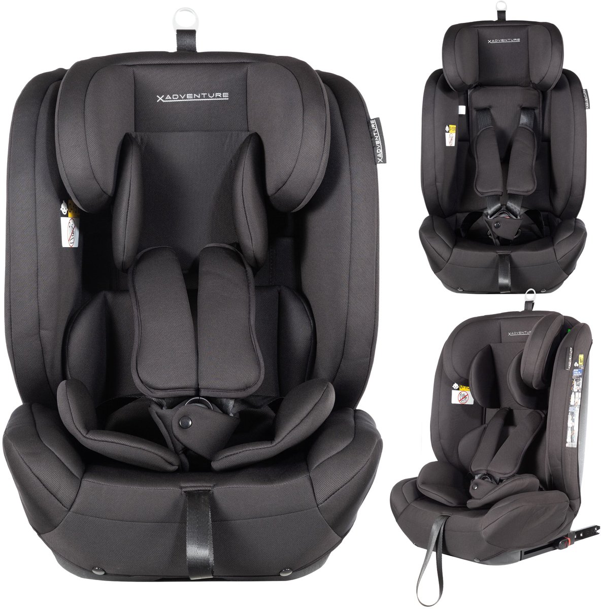 Bol.com X Adventure Autostoel Grow Fix Groep 1/2/3 9-36 kg (76 tot 150 cm) Vanaf 15 maanden tot 12 jaar - Met Isofix - i-Size - ... aanbieding