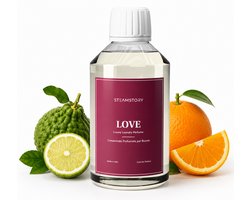 SteamStory Luxe Wasparfum Love - Warme & Verfijnde Geur met Sinaasappel, Witte Bloemen & Vanille – 250 ml
