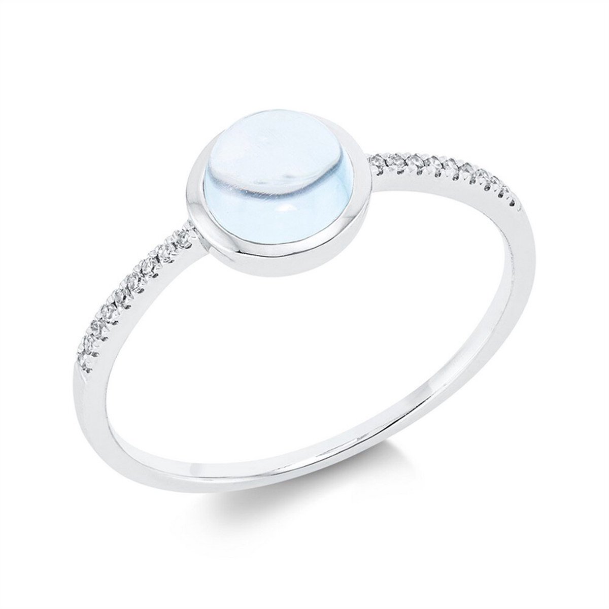 Luna Creation - 1FP97W854-4 - Ring - Dames - 750WG - Ringmaat 54