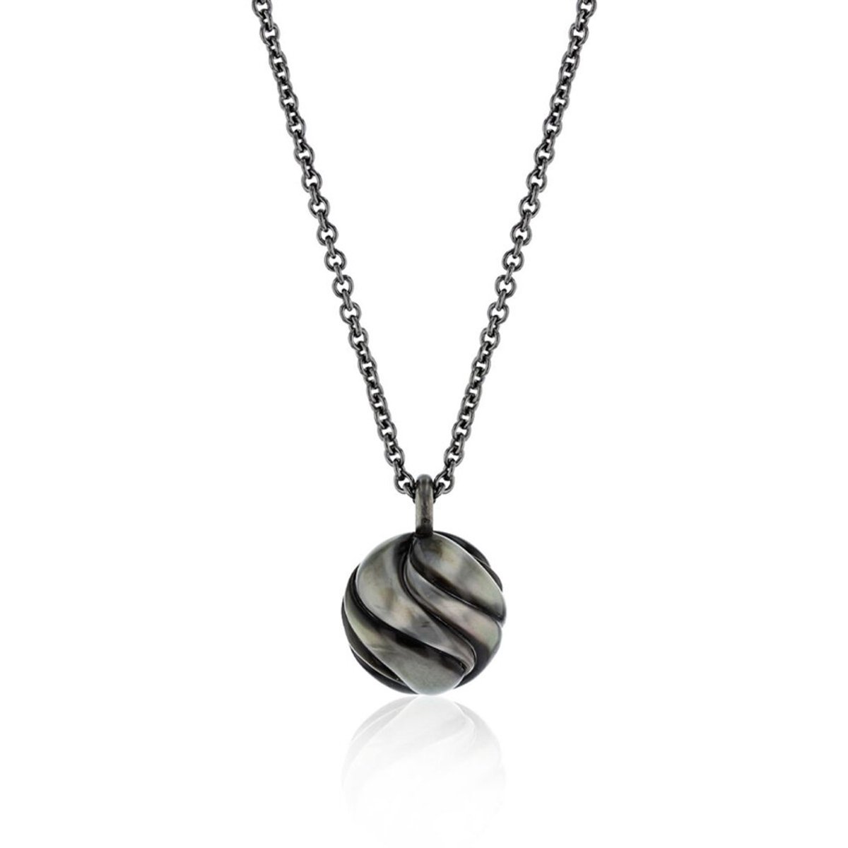 Luna-Pearls - 207.0008 - Ketting - 925/-Zilver met Tahiti gekweekte parel