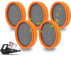 5 stuks -Vervangingsfilters - Filterset- Geschikt voor Philips SpeedPro & SpeedPro Aqua stofzuigers - Filteraccessoires voor FC8009/01, FC6721, FC6722, FC6723, FC6724, FC6725, FC6726, FC6727, FC6728 en FC6729