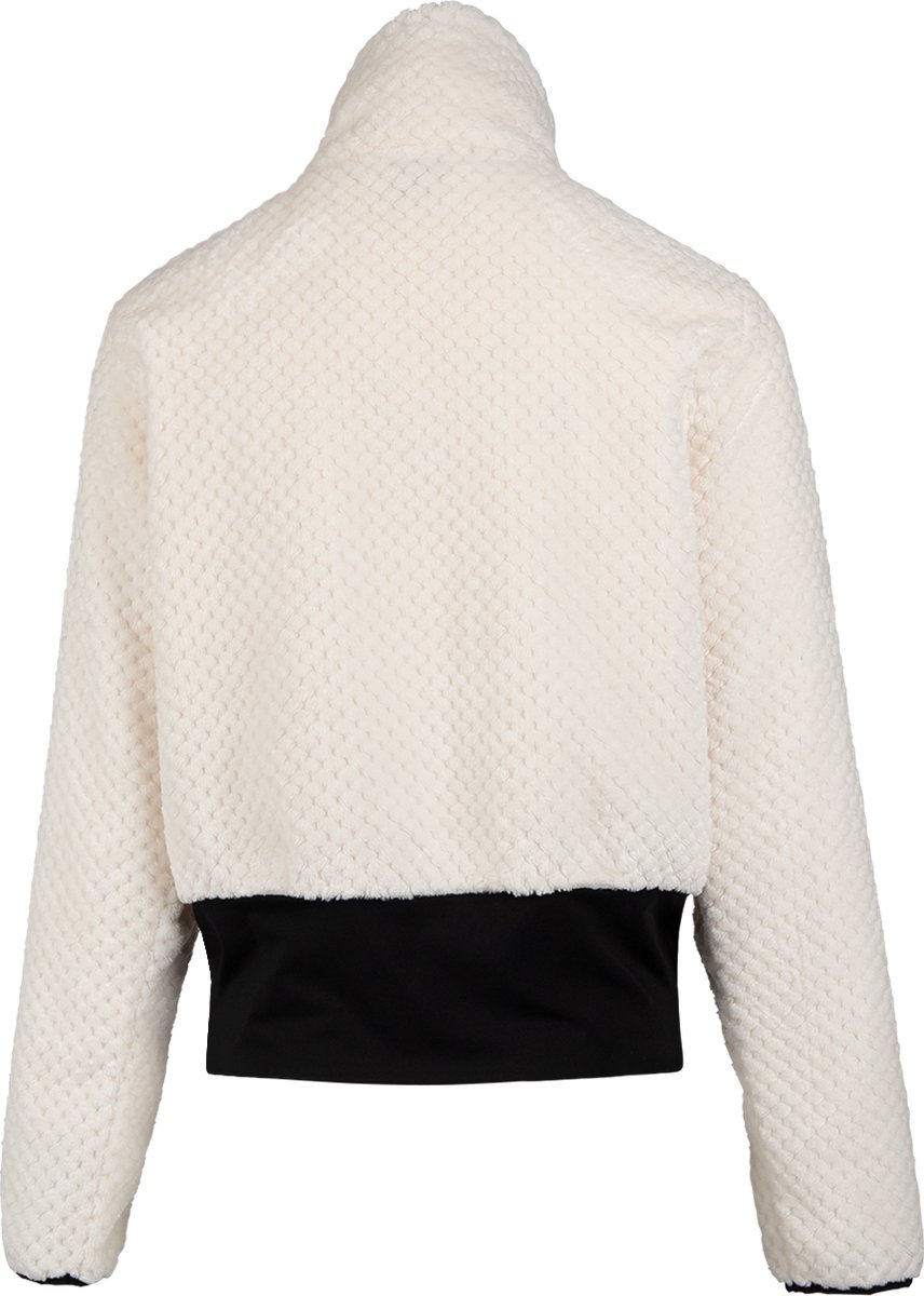 Brunotti - Kaytra Teddy Fleece Dames - Snow - Fleece met Rits - Ultra Soft - Customizable Fit - XS