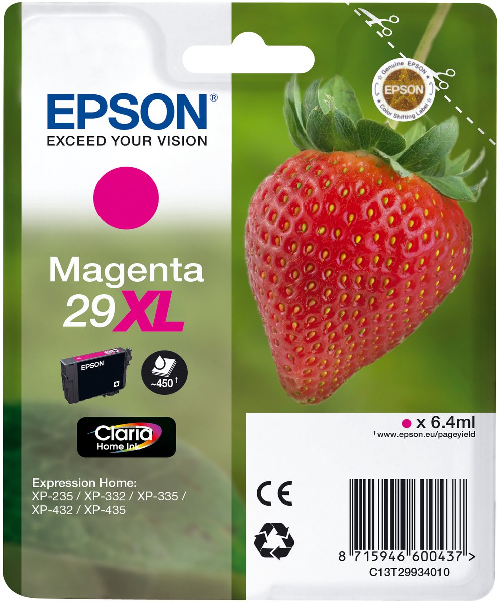 Epson 29XL - Inktcartridge / Magenta