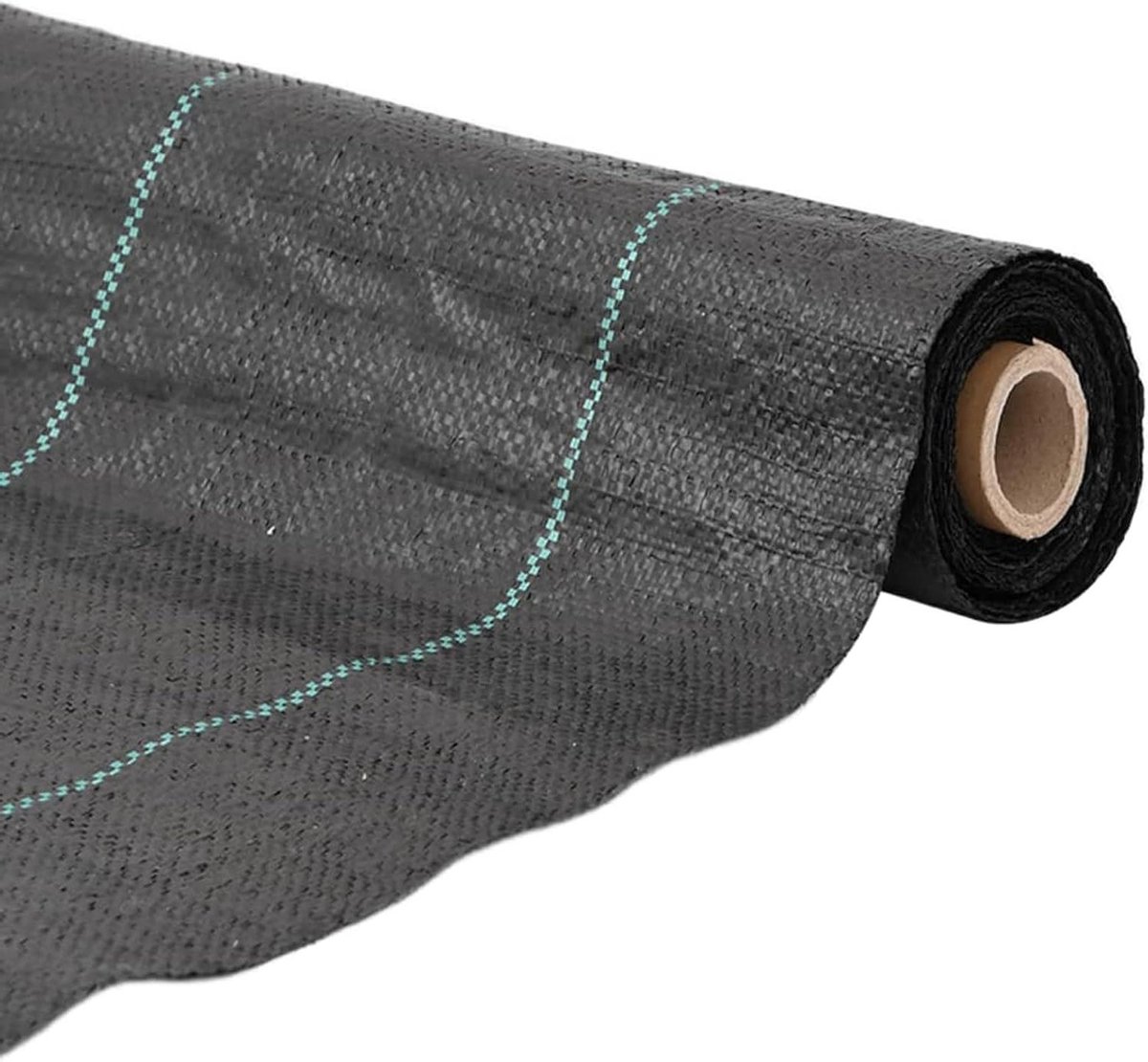 Onkruiddoek - Tuinvlies Mulchfolie - Onkruid Vrij Houden - Waterdoorlatend Ademend - 1x150 m - Zwart