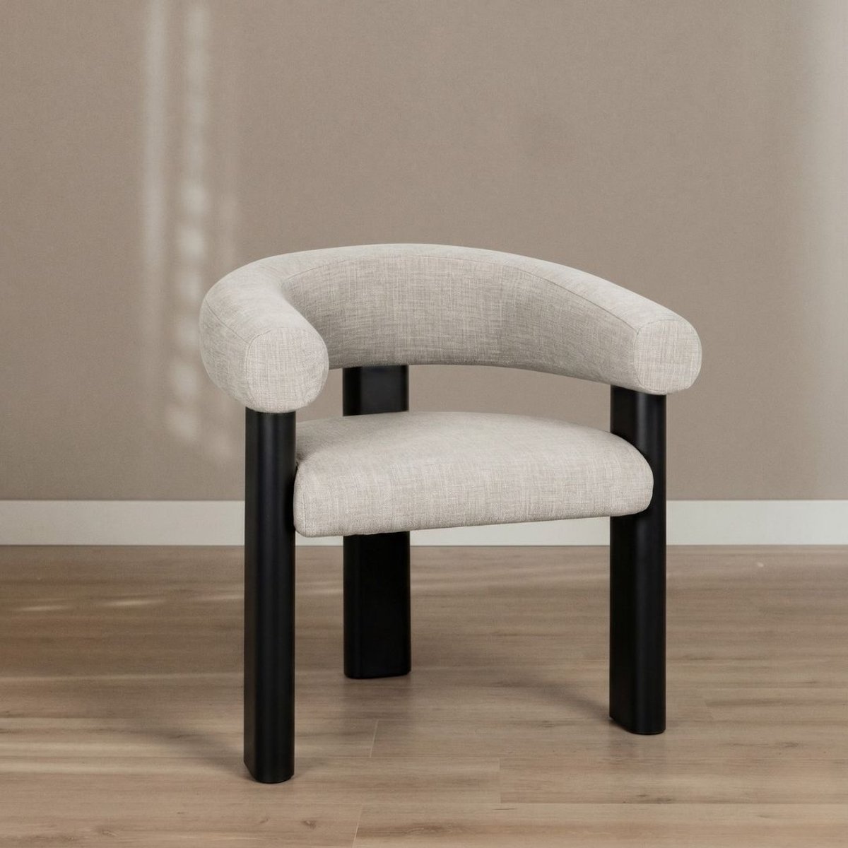 Bronx71 Fauteuil Naomi linnen taupe