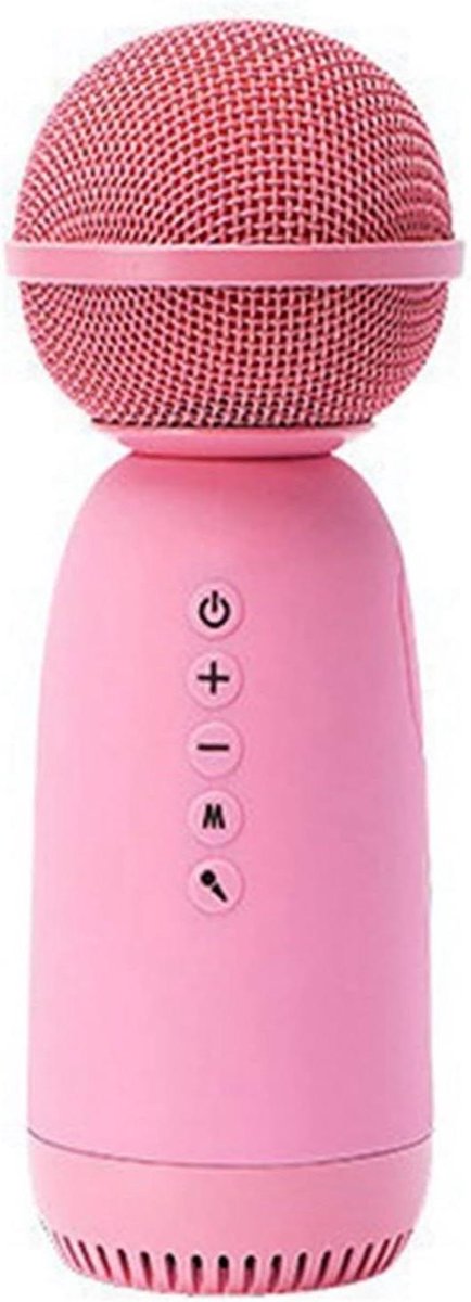 Draagbare Microfoon - Karaoke Microfoon - Muziek Maken - Ingebouwde Speaker - 8 Uur Batterij - Roze