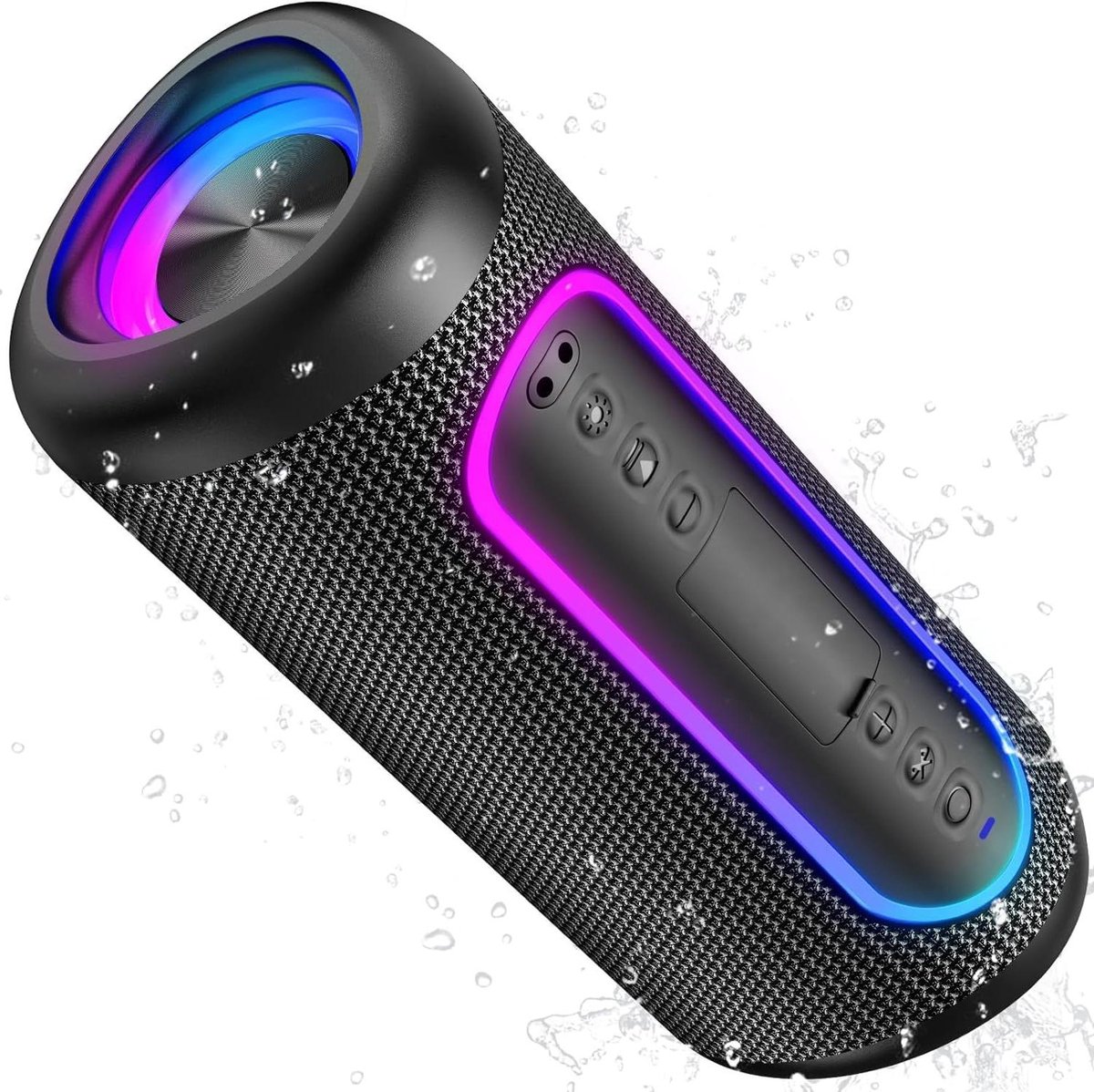Draagbare Bluetooth Speaker - Krachtig Geluid - Feest en Reizen - IPX5 Waterbestendig - 30W Vermogen - Zwart