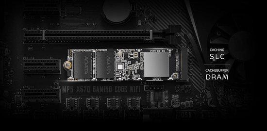 Interne SSD - Opslag Medium - Snelle Data Toegang - PCIe Gen3x4 NVMe - 512GB - Zwart — afbeelding 4