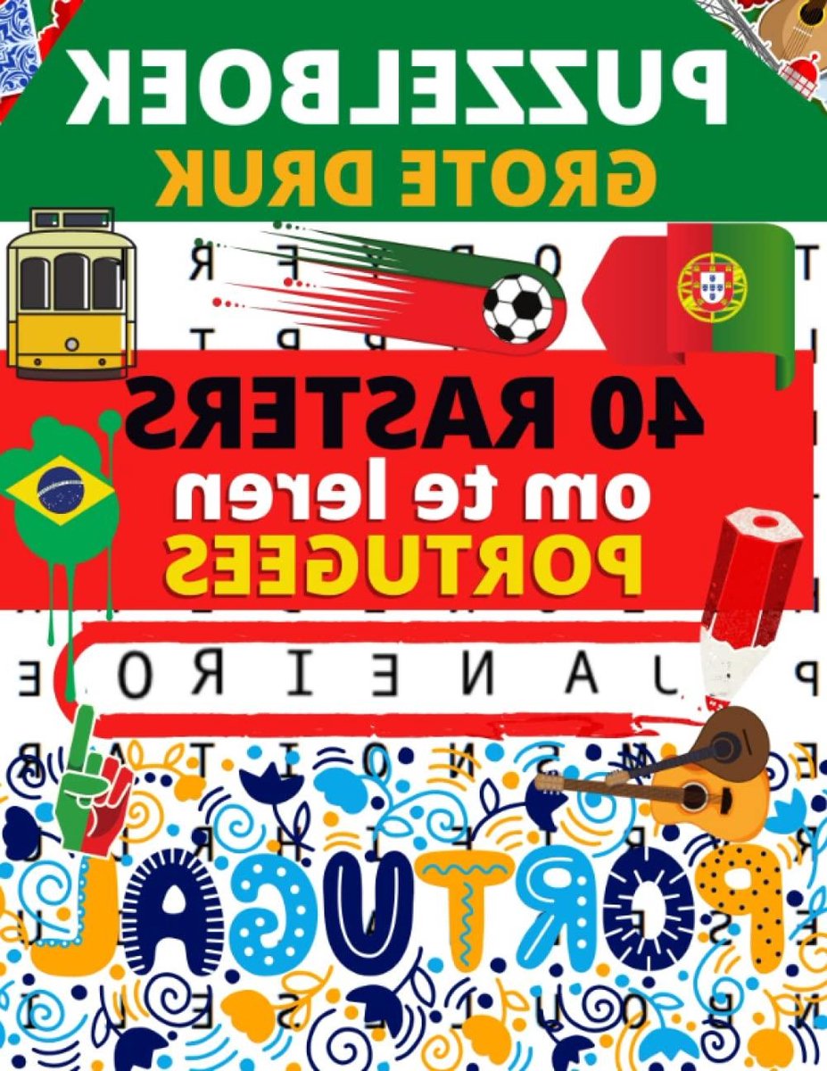 Puzzelboek Portugees - Woordpuzzels Leren - Taal Verbeteren - 40 Rasters - 50 Pagina's - Niet gespecificeerd