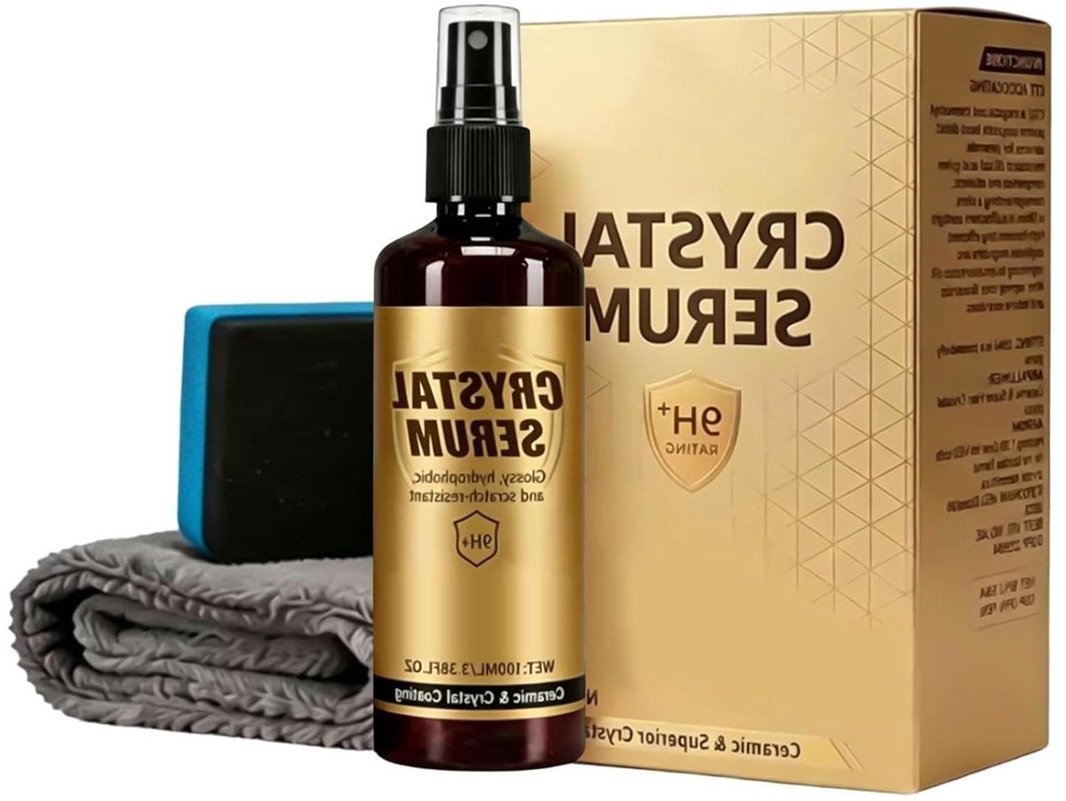 Keramische Coatingset - Lakbescherming Auto - Voertuig Onderhoud - Eenvoudige Toepassing - 100 ml - Transparant