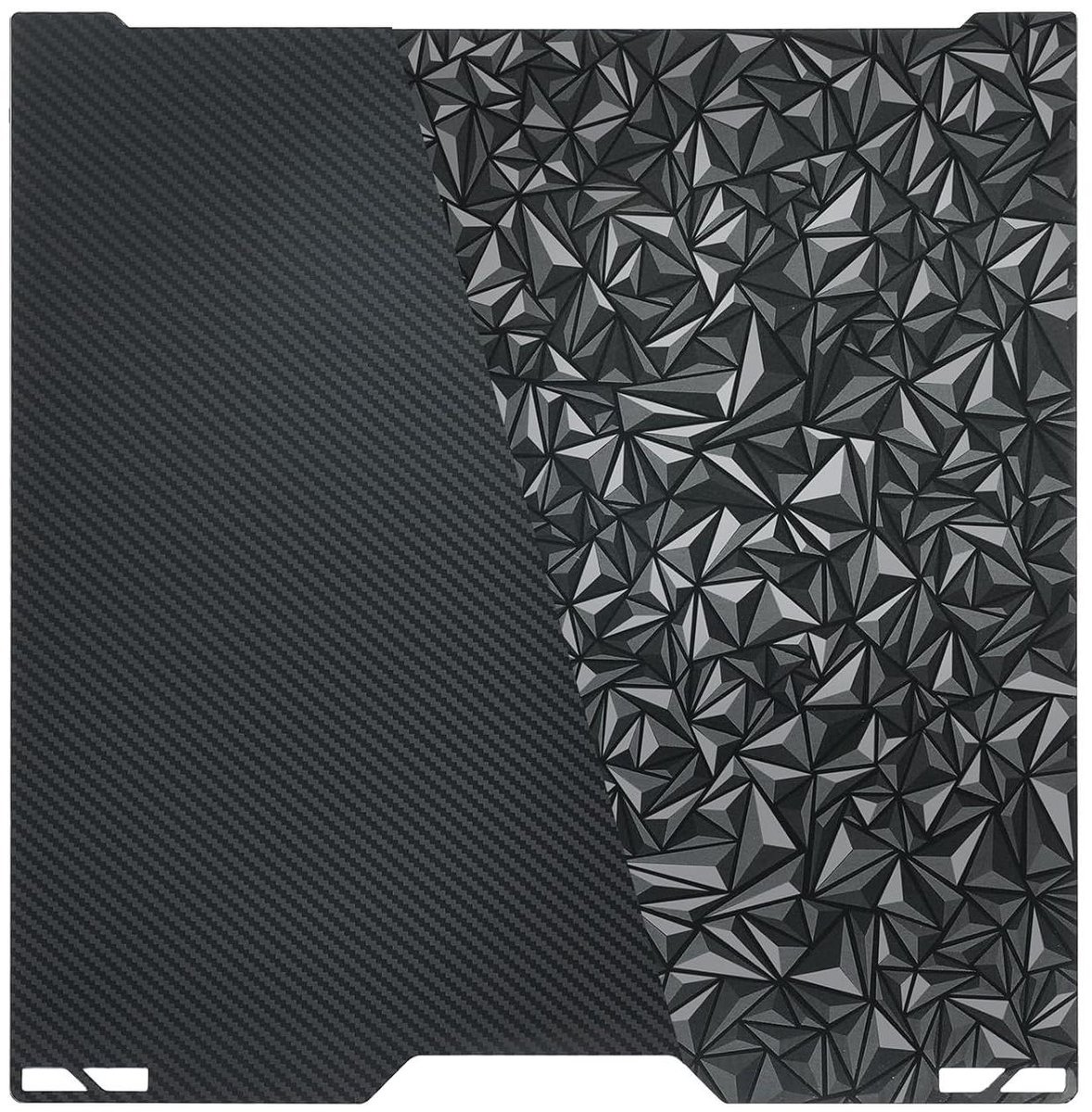 Printplaat - Dubbelzijdig Bed - 3D Printen - Flexibel Staal - 335 x 346 mm - Zwart
