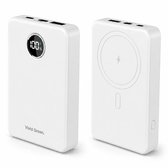 Draadloze Powerbank 10.000 mAh - Wit - Vivid Green