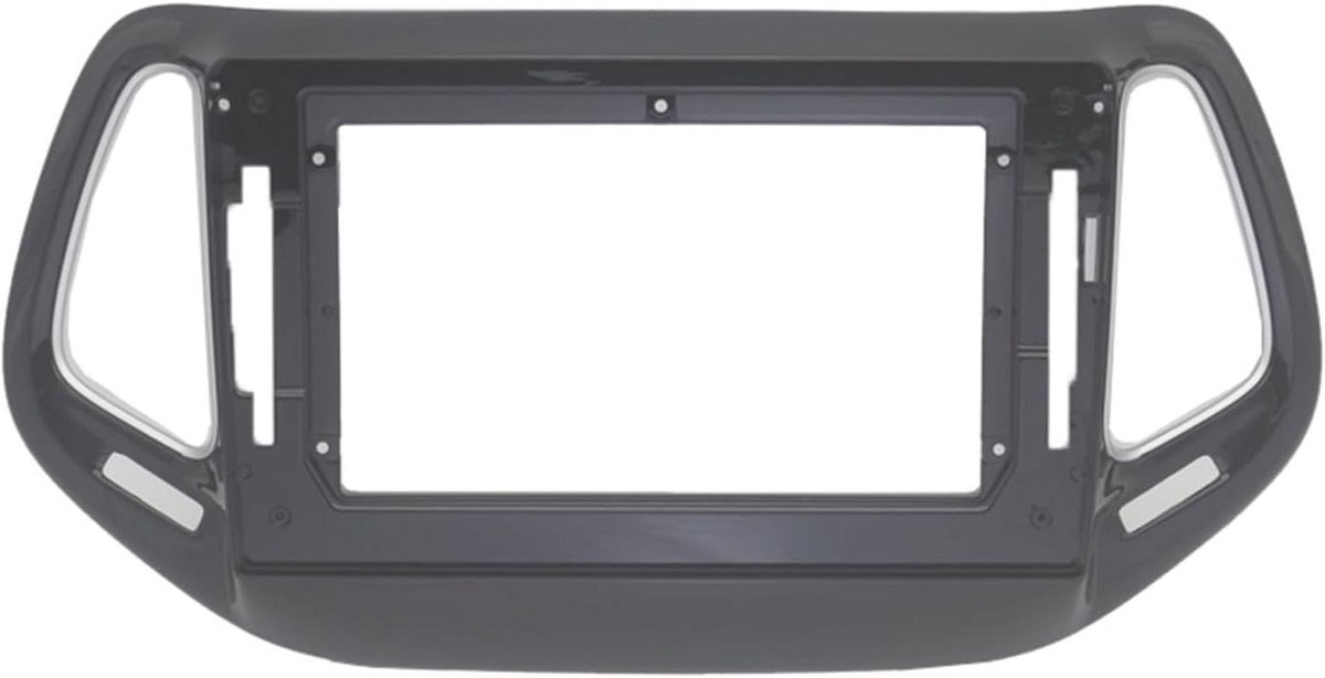 Autoradio Frame - Dashboard Kit - Auto Installatie - Koolstofvezel Look - 9 of 10.1 Inch - Zwart