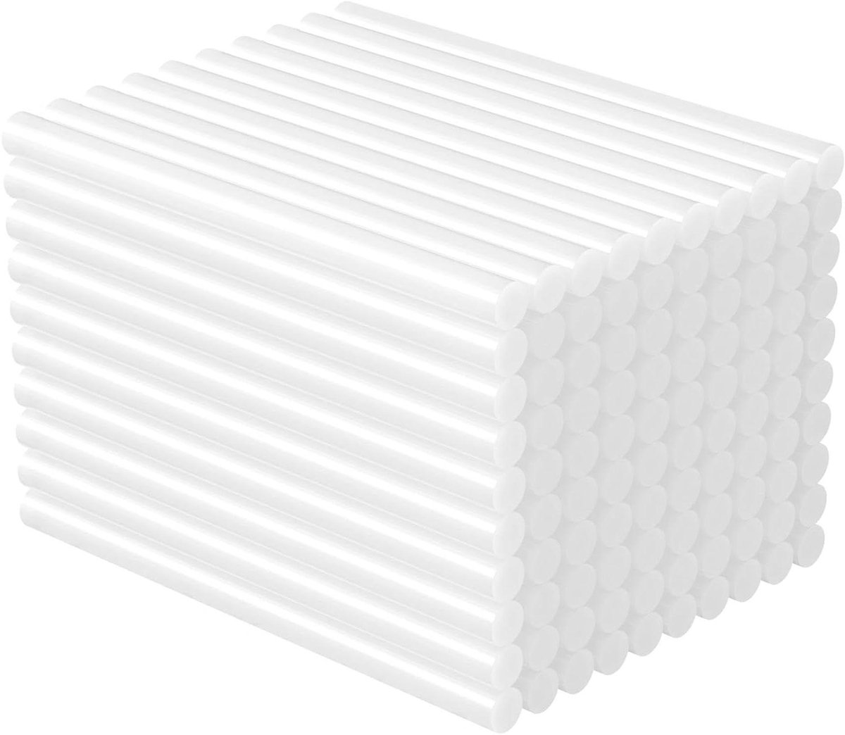 Hete lijmstiften - Smeltlijm sticks - Klusjes en hobby - Sneldrogend en sterk - 100 stuks - Transparant