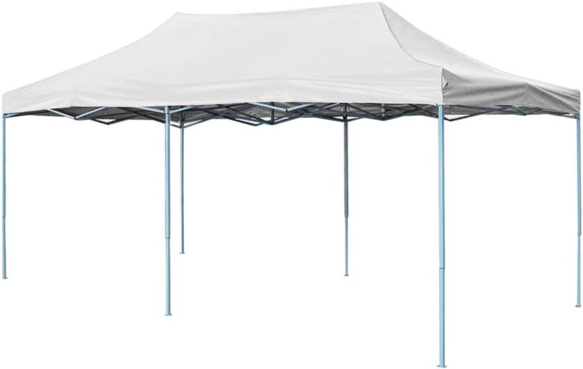 Partytent Opvouwbaar - Paviljoen Tent - Outdoor Evenementen - Waterdicht UV-bestendig - 3 x 6 m - Wit