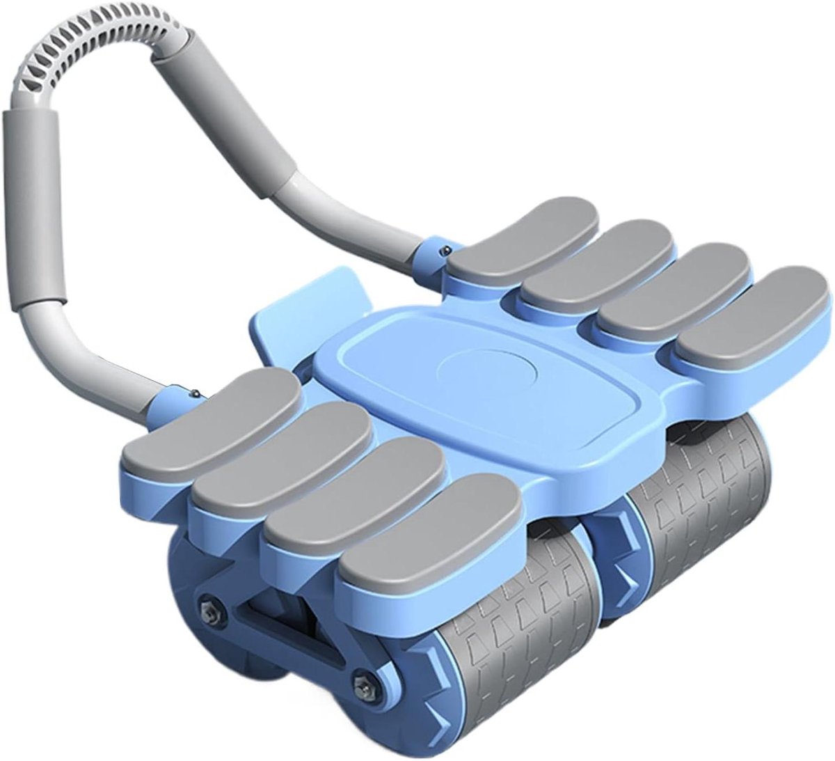 Buikspierwiel - Core trainer - Krachtige training - Automatische terugslag - 42 x 36 x 24 cm - Blauw