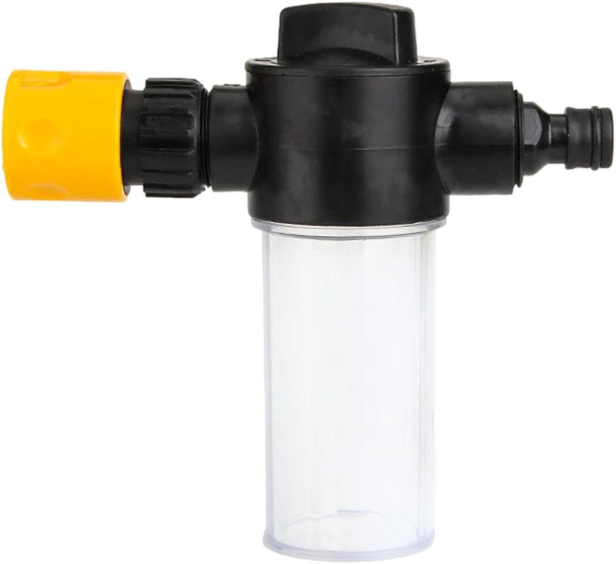 Schuimlans - Zeepdispenser Kanon - Auto Wassen - Instelbare Waterstroom - 100 ml - Zwart