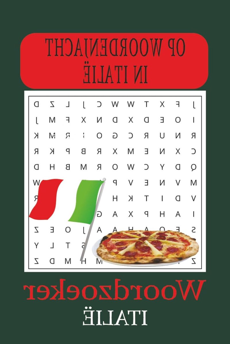 Woordzoeker Italië Puzzelboek - Puzzelboek Woordzoeker - Ontspannend Puzzelen - Groot Lettertype - 110 Pagina's - Multicolor