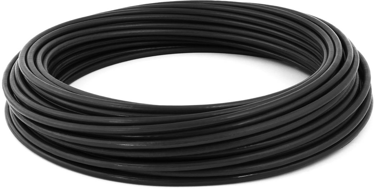Gegalvaniseerde Staalkabel met PVC Mantel - Zwart voor Bosbouw en Diverse Toepassingen