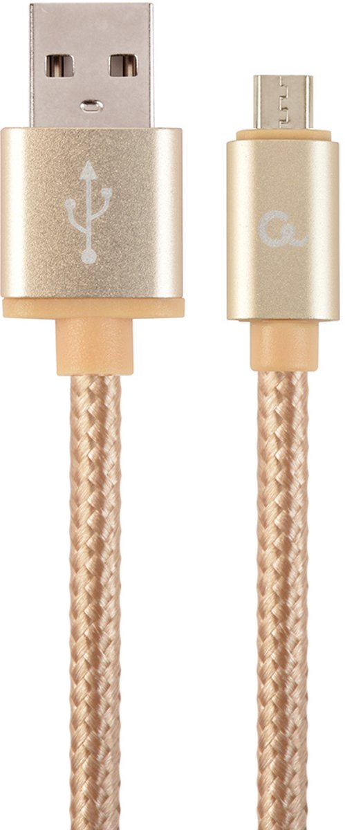 Cablexpert CCB-MUSB2B-AMBM-6-G USB-kabel 1.8 meter USB 2.0 USB A USB C Goud