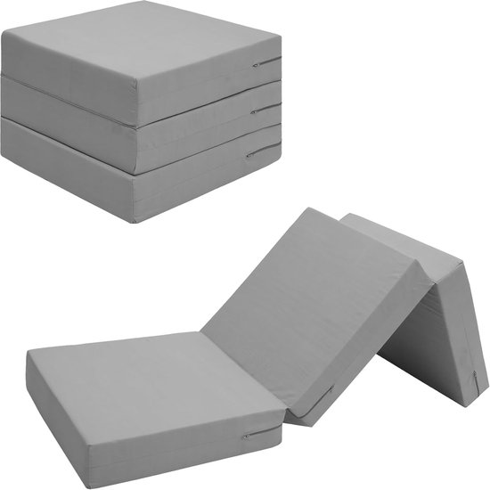 Opklapbed Matras - Gastbed Slaapbank - Logeren en Slapen - Ruimtebesparend Ontwerp - Dubbel 181x120cm - Arizona Zwart — afbeelding 2