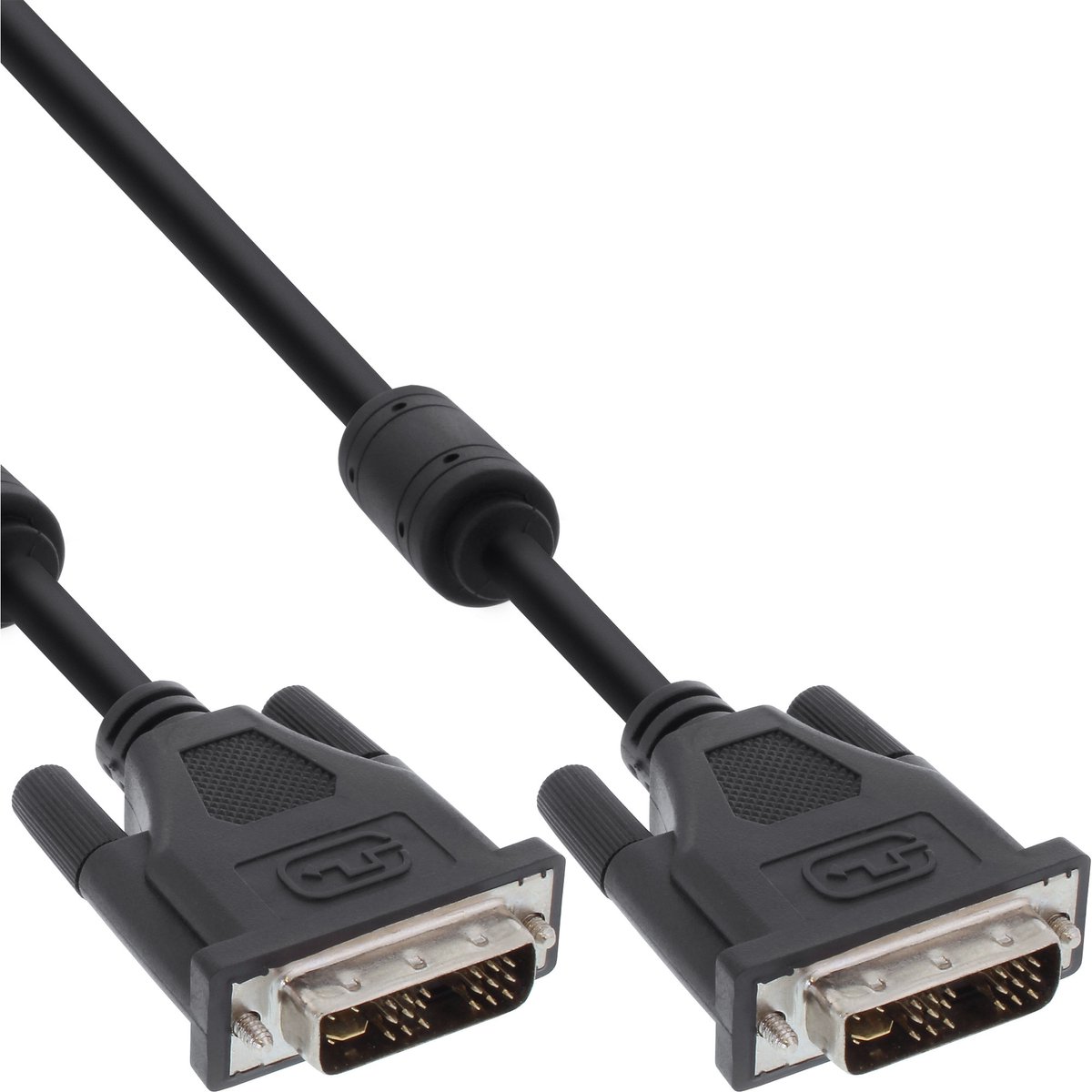 InLine® DVI-I kabel, 24+5 male / male, dual link, 1,8m