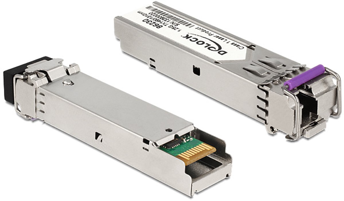 Delock SFP Modul 1000Base-BX SM TX 1490 nm / RX 1310 nm (86230)