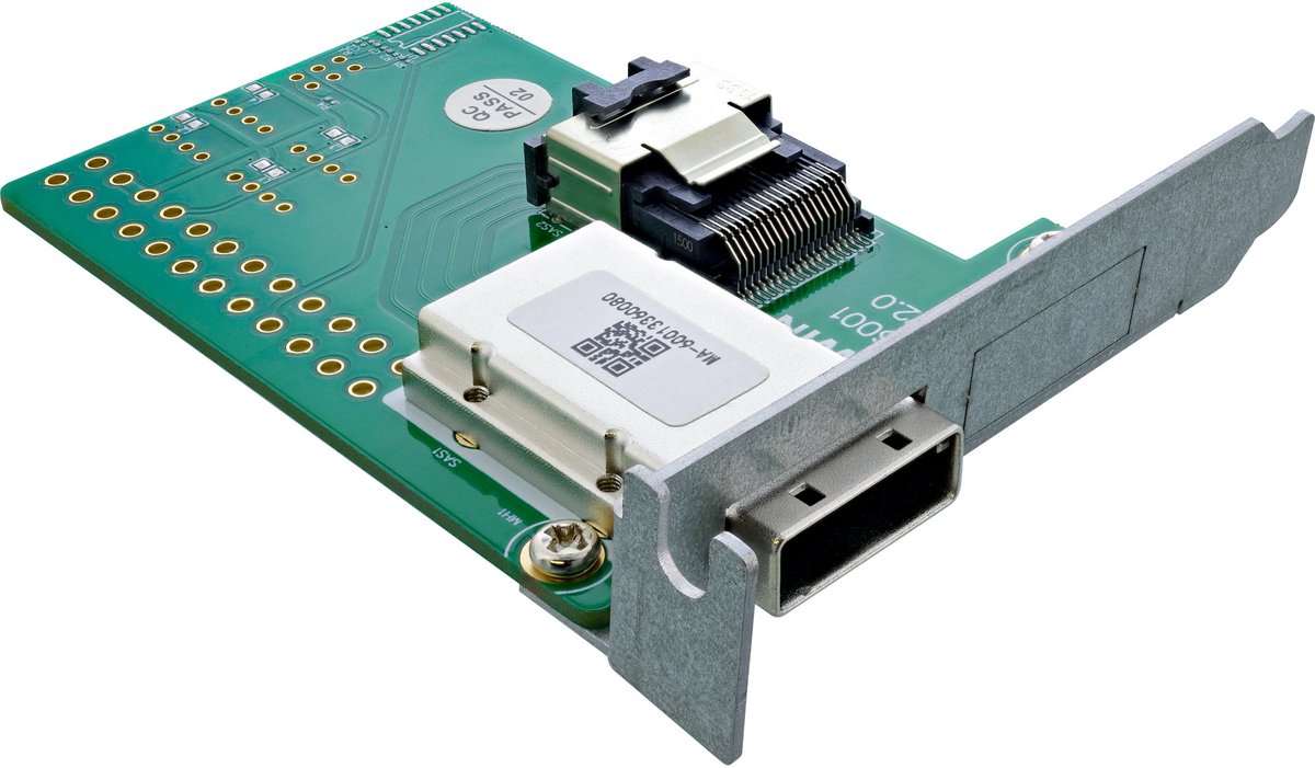 InLine® SAS slot bracket met laag profiel, ext. SFF-8088 tot int. SFF-8087