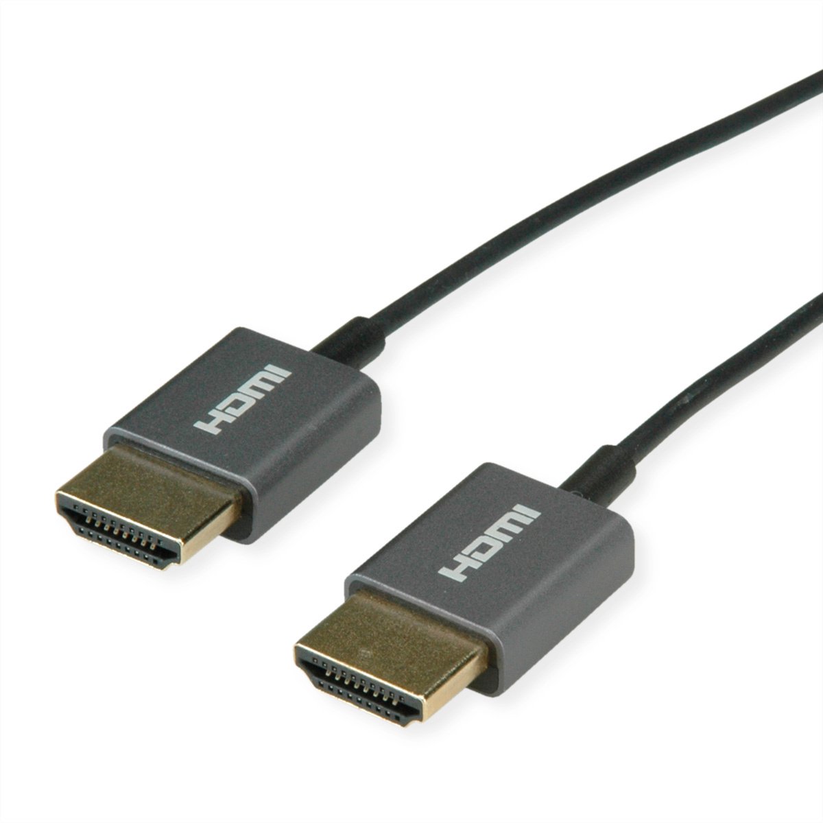ROLINE HDMI Ultra HD Kabel met Ethernet, M/M, zwart, 2 m