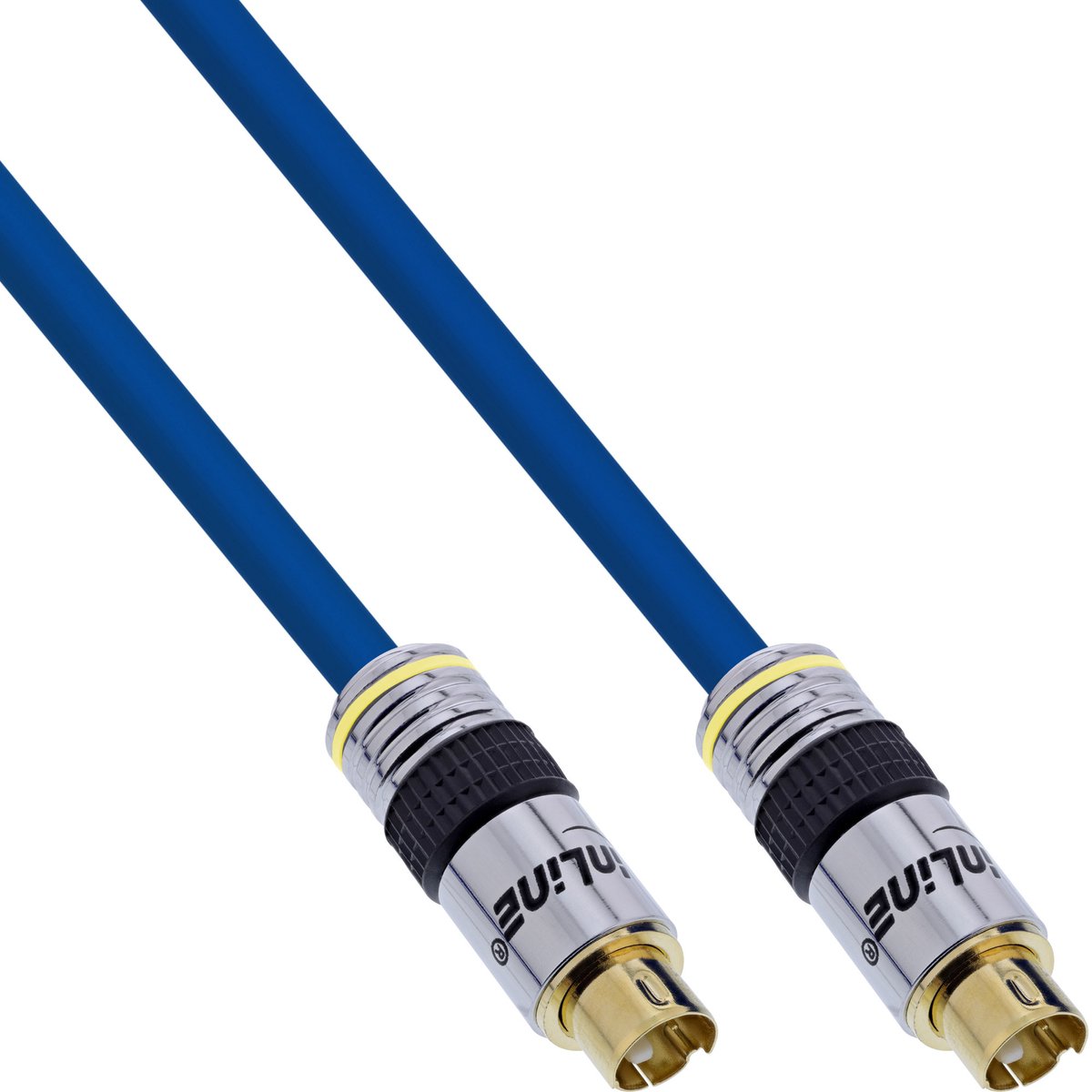 InLine® S-VHS videokabel, Premium, vergulde contacten, 4-pins M/M, 15m