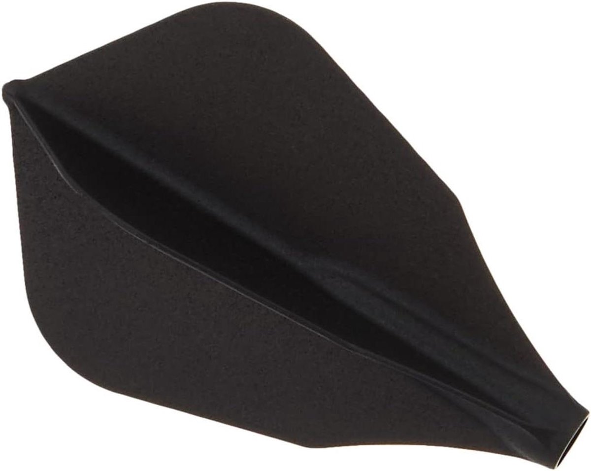 Dart Flights - Vliegvormen Set - Precisie Werpen - Innovatief Push-in Systeem - 6 Stuks - Zwart