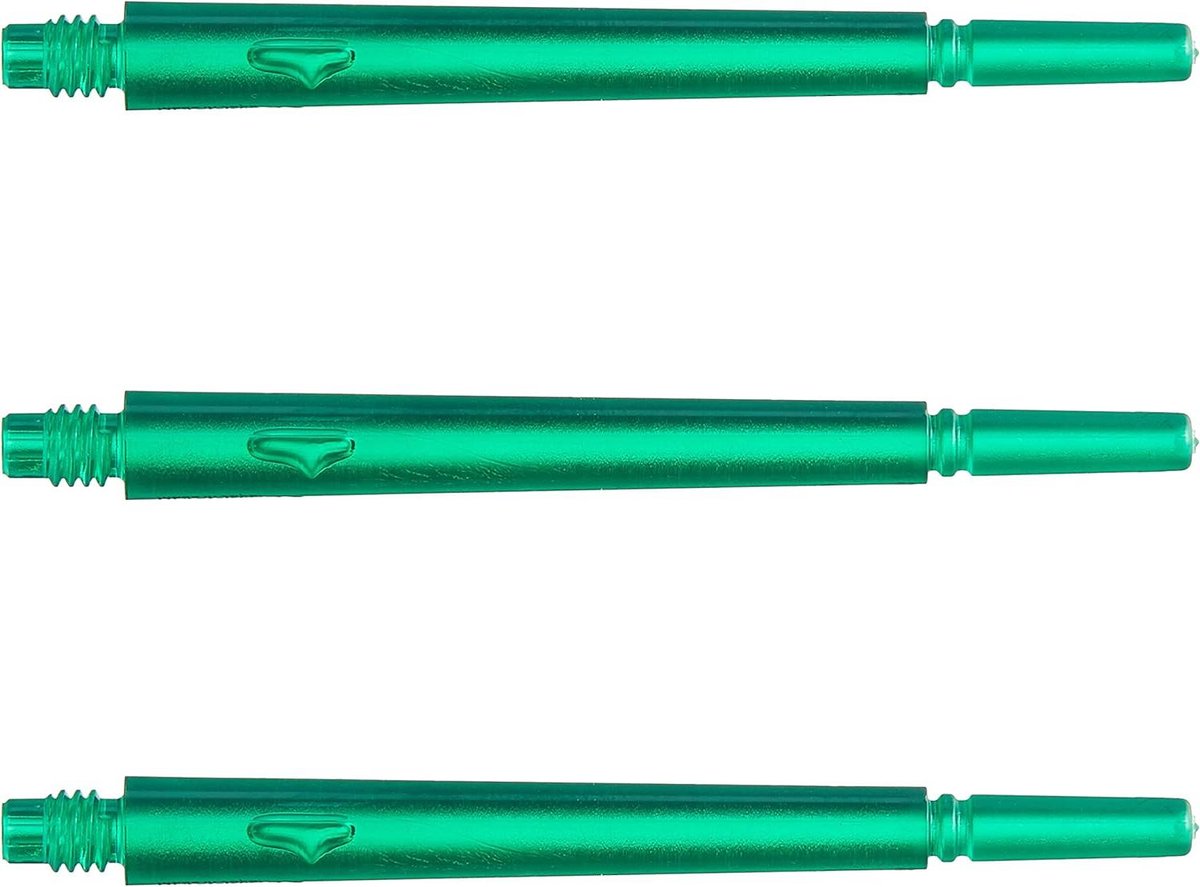Dartshafts - Dartonderdelen - Precisie Darts - Versterkte Kunststof - Formaat 8 - Lichtgroen