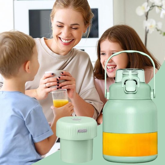 Pers - Elektrische Juicer Machines - Keukenapparaat Voor Limoen Gember Granaatappel Wortel Fruit Reizen Kamperen Bar En Huishoudelijk Gebruik van Merkloos — afbeelding 2