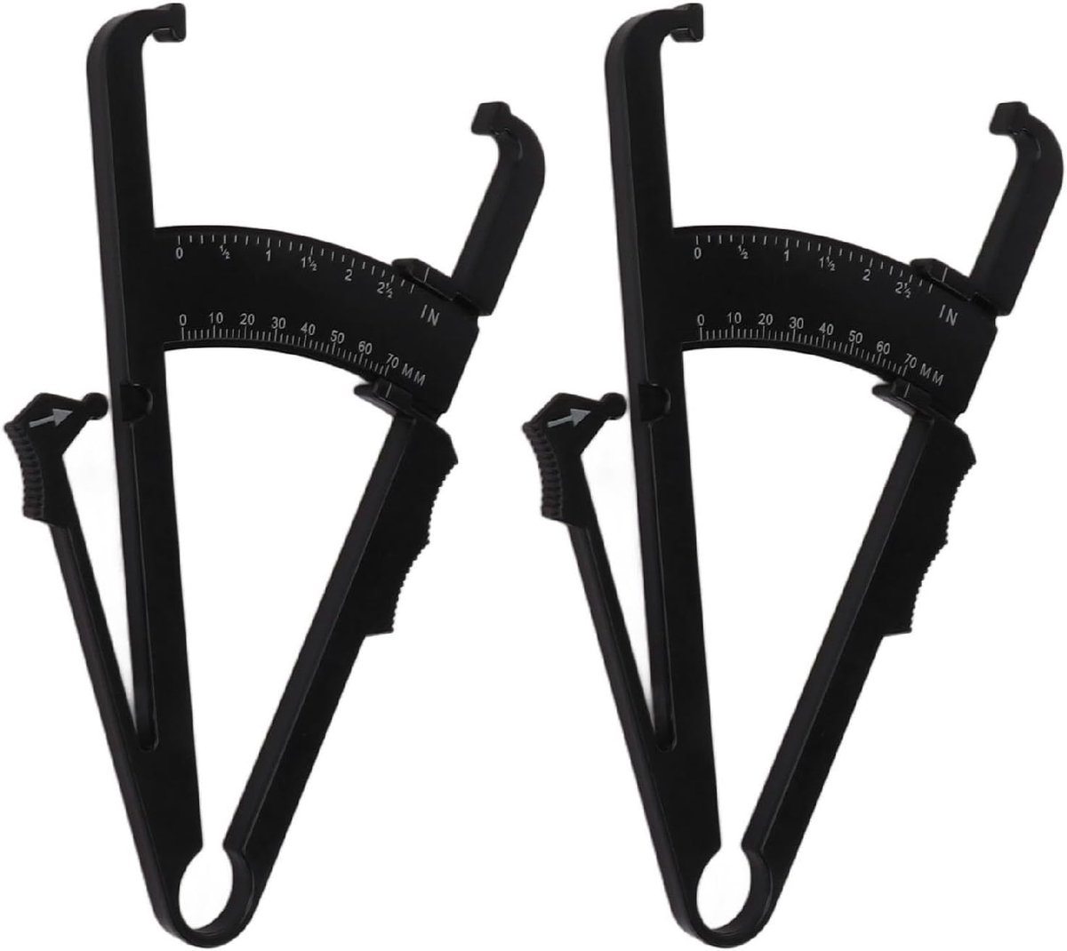 Lichaamsvetmeter Huidplooimeter - Vetmeter Meetinstrument - Lichaamssamenstelling Meten - Nauwkeurige Vetmeting - ABS Materiaal - Wit