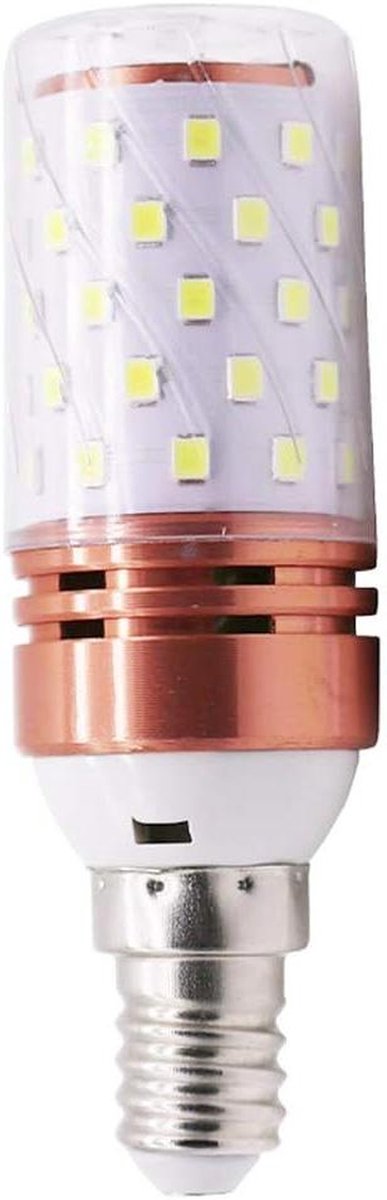 Led Maïs Lamp - Spiraal Lamp - Energie Besparen - 360 Graden Straling - E14 12W - Koud Wit