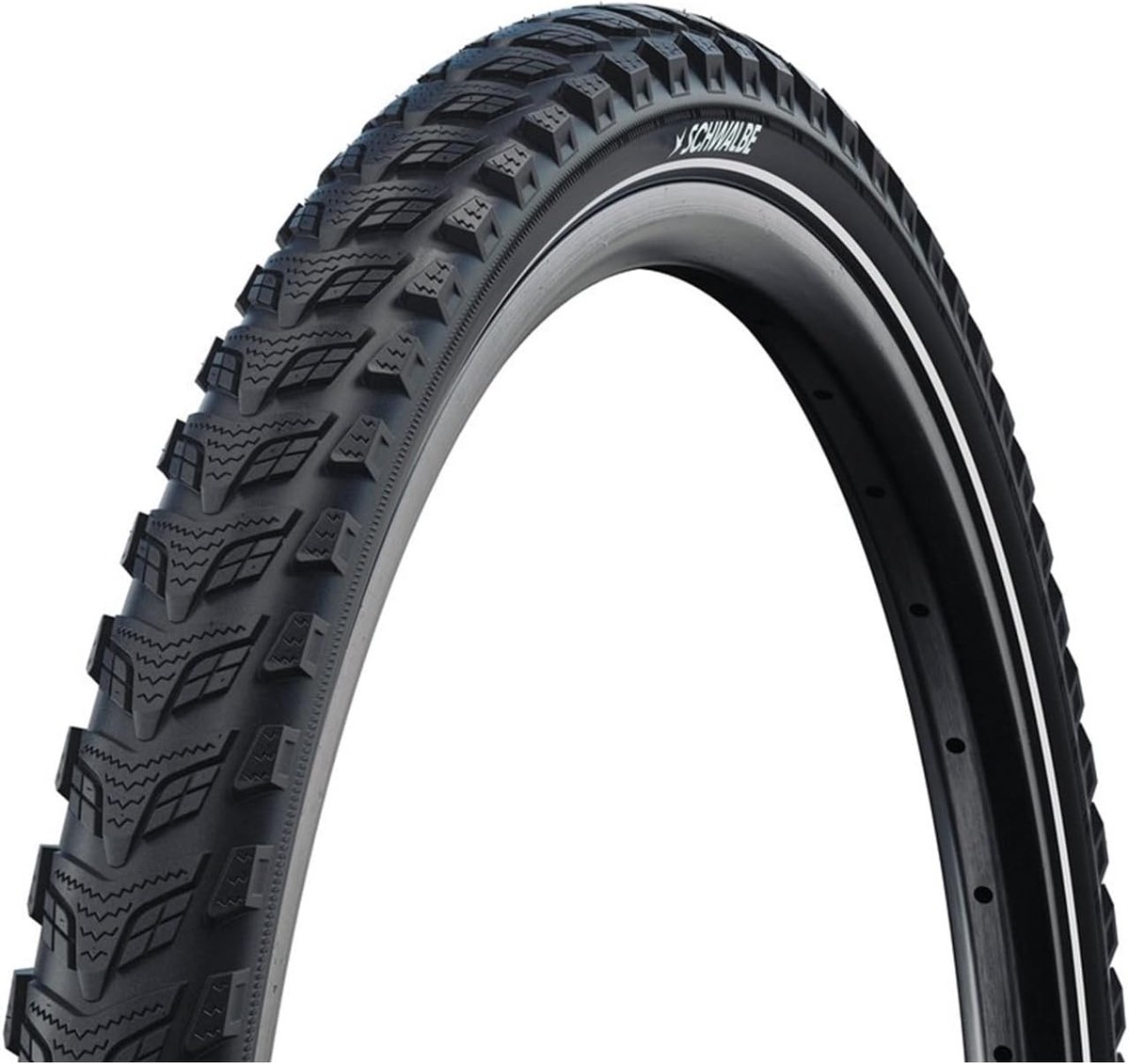 Fietsbanden Zwart - All-season banden - Veilig Fietsen - Grip in alle seizoenen - 28 x 1.75 - Reflex