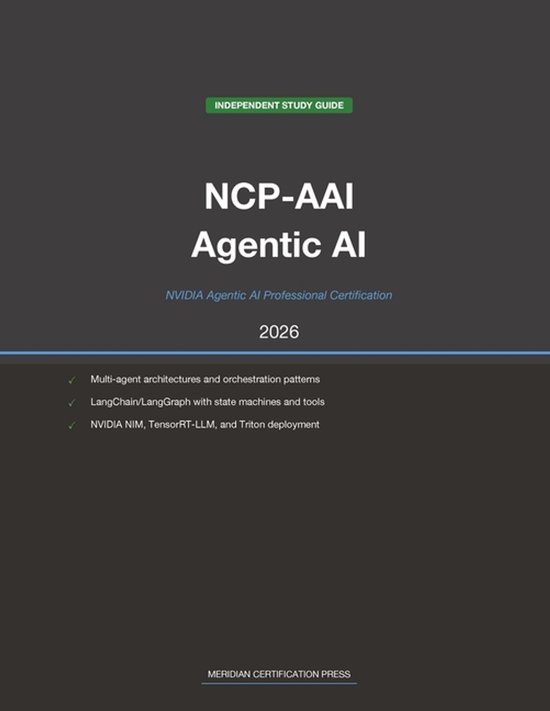 Meridian Certification Press Study Guides- NVIDIA NCP-AAI Ex ... - cover