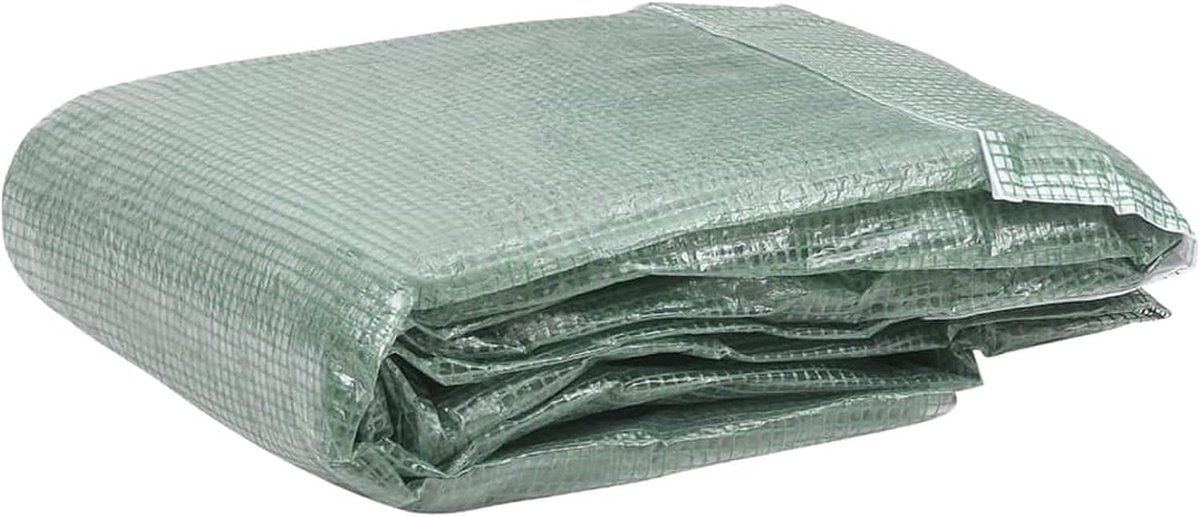 Kas vervangende hoes - Plantenhuis stof - Planten beschermen - Zwaarder PE materiaal - 300x1500x200 cm - Groen