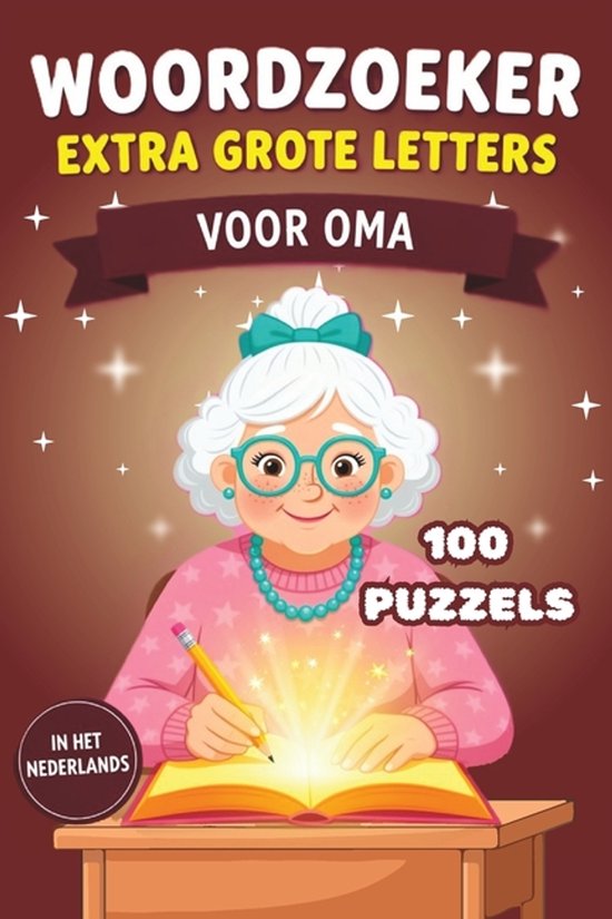 Woorzoeker- Woordzoeker voor Oma - cover