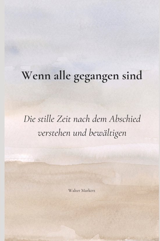 Wenn alle gegangen sind - cover