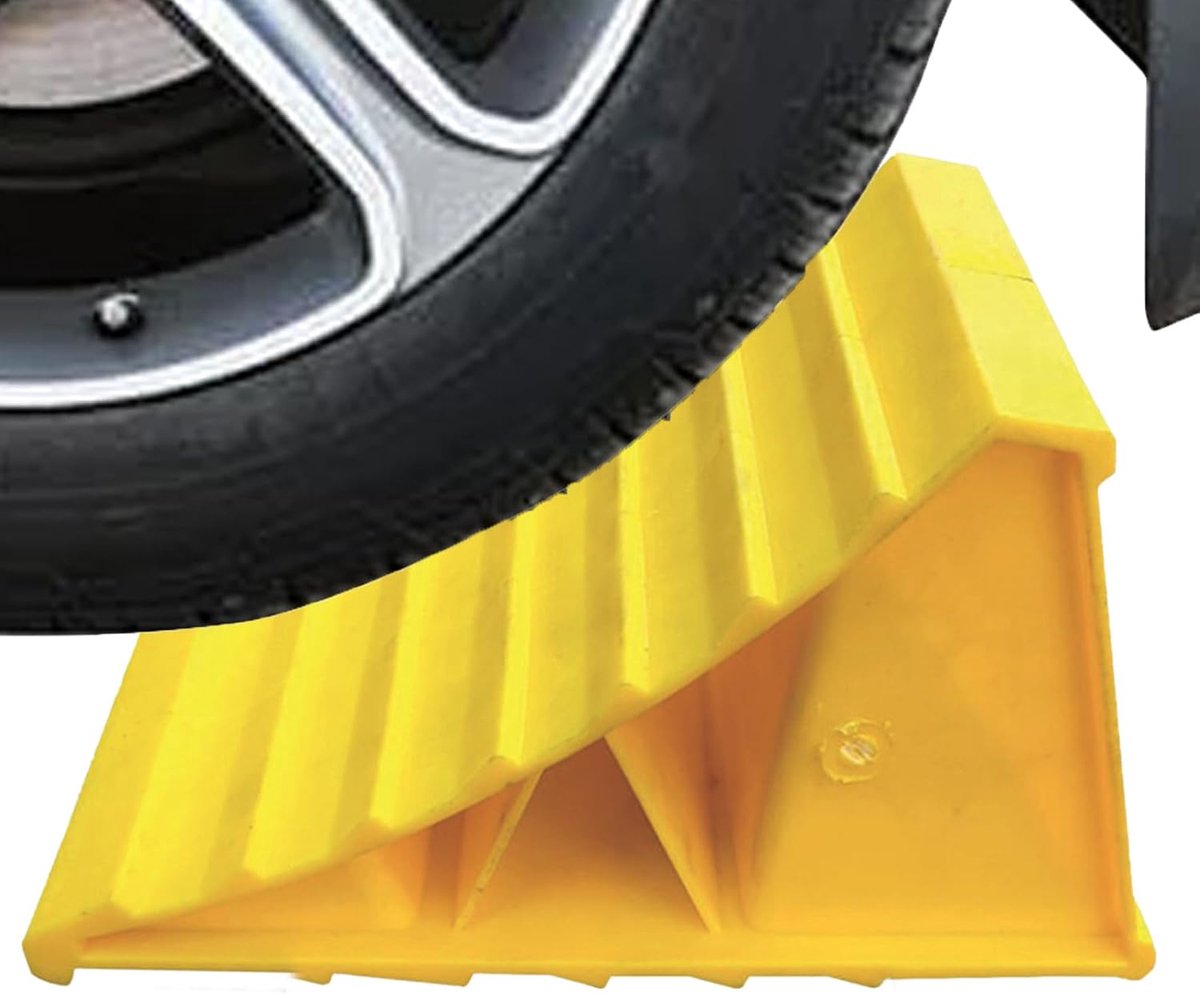 Wielwig - Bandenblok Stabilisator - Voertuig Stabiliseren - Zeer Sterke Grondankers - 20x12x11 cm