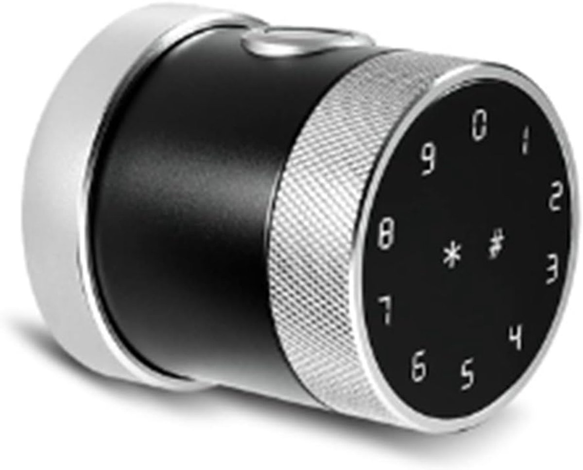 Slim Deurslot - Elektronisch Slot - Thuisbeveiliging - Vingerafdruk & App - 18 x 12 x 7 cm - Zilver